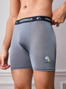 6pcs/Pack Men's Puppy Print Boxer Briefs - Multicolor - View 5