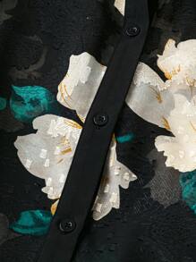 DreamSkyne Court Retro  Plus Size Summer Casual Floral Print Loose Elegant Blouse Women Shirt Fall Cloth For Women