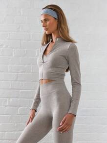 Musera Sport Zip Through Cropped Sports Jacket, Padel, Tennis, Pickleball Gym