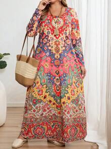 EMERY ROSE Váy ôm vừa vặn họa tiết hoa giản dị dành cho nữ, mùa thu/đông - Nhiều màu - Xem 1