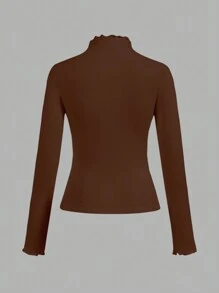 SHEIN EZwear 3pcs Set Casual Plain Slim Crew Neck Long Sleeve Undershirts, Warm For Autumn & Winter