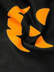 4pcs/Set Halloween Pumpkin Design - Black - View 6