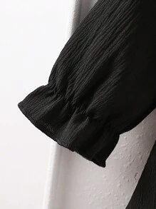 SHEIN Baby Mädchen elegantes, modisches, künstlerisches Prinzessinnenkleid mit 3D-Schleife, Herbst/Winter - Verschiedenfarbig - Übersicht 6