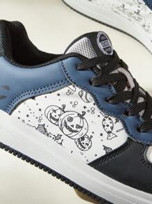 CUCCOO EASI 全新时尚女式休闲滑板鞋南瓜色运动鞋 - 藍色 - 查看 8