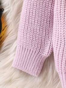 فتاة صغيرة سترة بأكمام طويلة وياقة طاقم، برتقالي هالوين، بيج، أبيض، برتقالي، بني. دافئة ومريحة للخريف والشتاء. تحتوي على تصميم خط فني ، تطريز كرتوني لرسومات اليقطين، مناسبة لمناسبات هالوين، عيد الميلاد، الملابس اليومية، العفوية، الموضة، لارتداء في الداخل والخارج والسفر - الأرجواني - مشاهدة 3