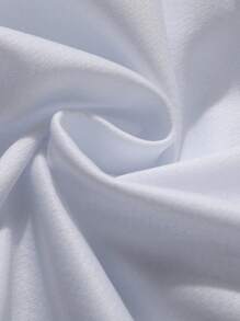 Manfinity LEGND Men's Casual Slogan Print Drawstring Waist 2 In 1 Double Layer Shorts - White - View 3