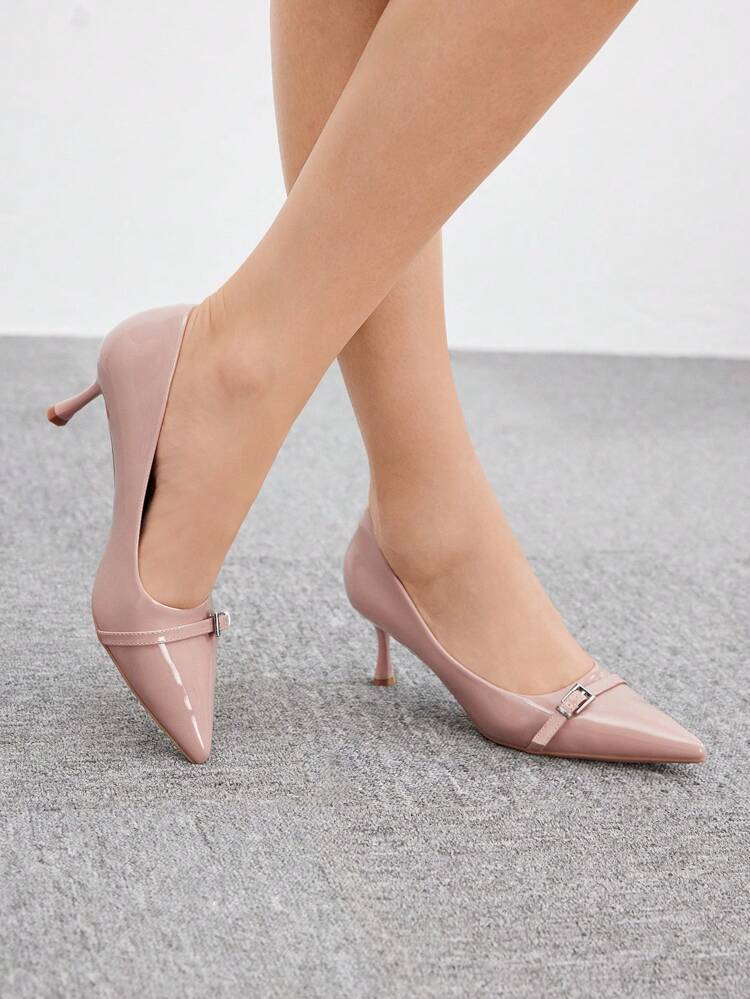 CUCCOO BIZCHIC Sexy Pointed Toe Stiletto High Heel Apricot Formal Pumps For Work, Date, Party Spring Shoes Spring Break Easter For Christmas Spring Shoes