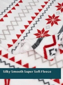 1 szt. flanelowy koc, pościel, koc z motywem świątecznym, gruby, miękki i przyjazny dla skóry materiał na sofę, koc do drzemki w biurze, koc do dekoracji pokoju, wielofunkcyjny koc podróżny na kemping, odpowiedni do salonu, sypialni, na powrót do szkoły, prezent świąteczny - Wielokolorowe - Zobacz 10