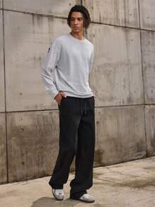 Forever 21 Men's Knitted Jeans With Hidden Cell Phone Zip Pocket In Black - Black - View 6