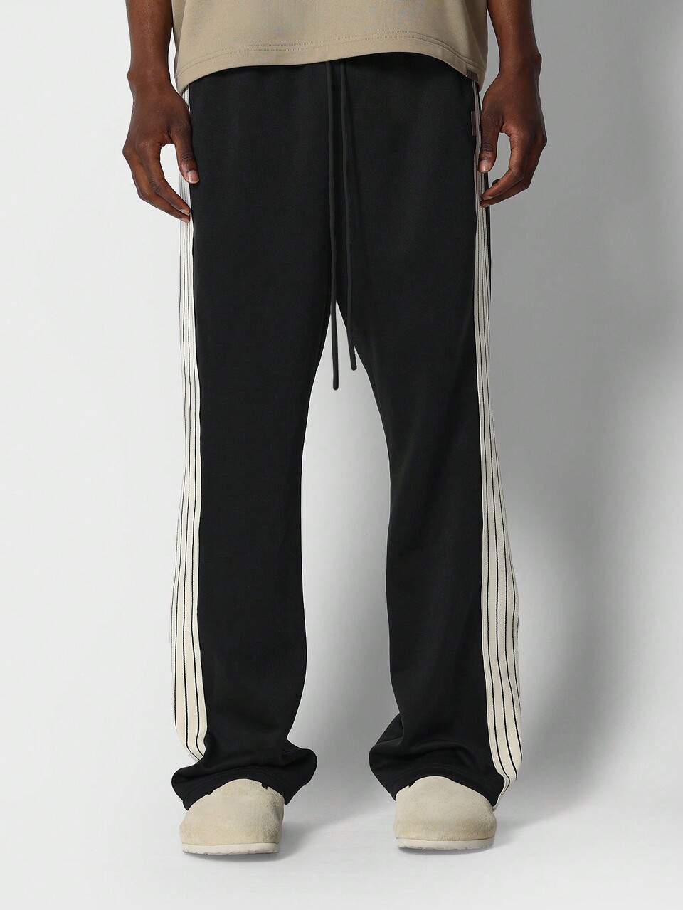 Side Stripe Wide Leg Sweatpants