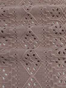 Sweetra Top de tira slim fit de encaje con pliegues en el busto, talla grande, verano