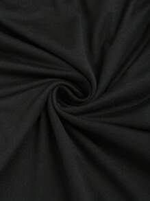 Sweetra Conjunto de 2 piezas informal con body de cuello de corazón fruncido y unicolor para mujeres