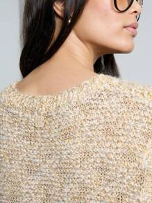 AiiRZ Chunky Knit Button Front Vest Sleeveless Sweater Cardigan Classic Winter Fall Layering Piece Casual Business Office Wear - Coffee Brown - View 3