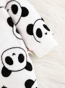 Cozy Pixies 男宝宝休闲百搭熊图案连帽加厚连体衣