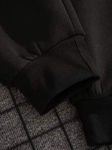 3pcs Men Casual Solid Color Drawstring Waist Oblique Pocket Jogger Sweatpants