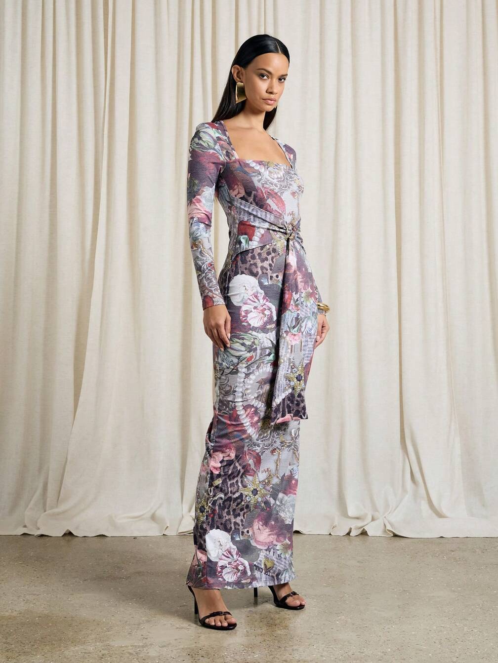 fitted bodycon maxi dress Valcatch Women V Neck Halter Backless Fitted Bodycon Maxi Dress Sexy Open  Back Y2K Long Dress