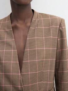 BizChic Brown Long Sleeve 2 Pieces Women Wool Suit Jacket Outfit, Vintage Look, Commuter Clothing For Thanksgiving, Christmas