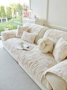 1 Stück dicke Samt-Kaninchenfell Kissenbezug, rutschfeste Sofaabdeckung, staubdicht, waschbar, haustierfreundlicher Schutz, geeignet für Schlafzimmer, Büro, Wohnzimmer, L-förmiges Sofa und 1/2/3/4-Sitzer