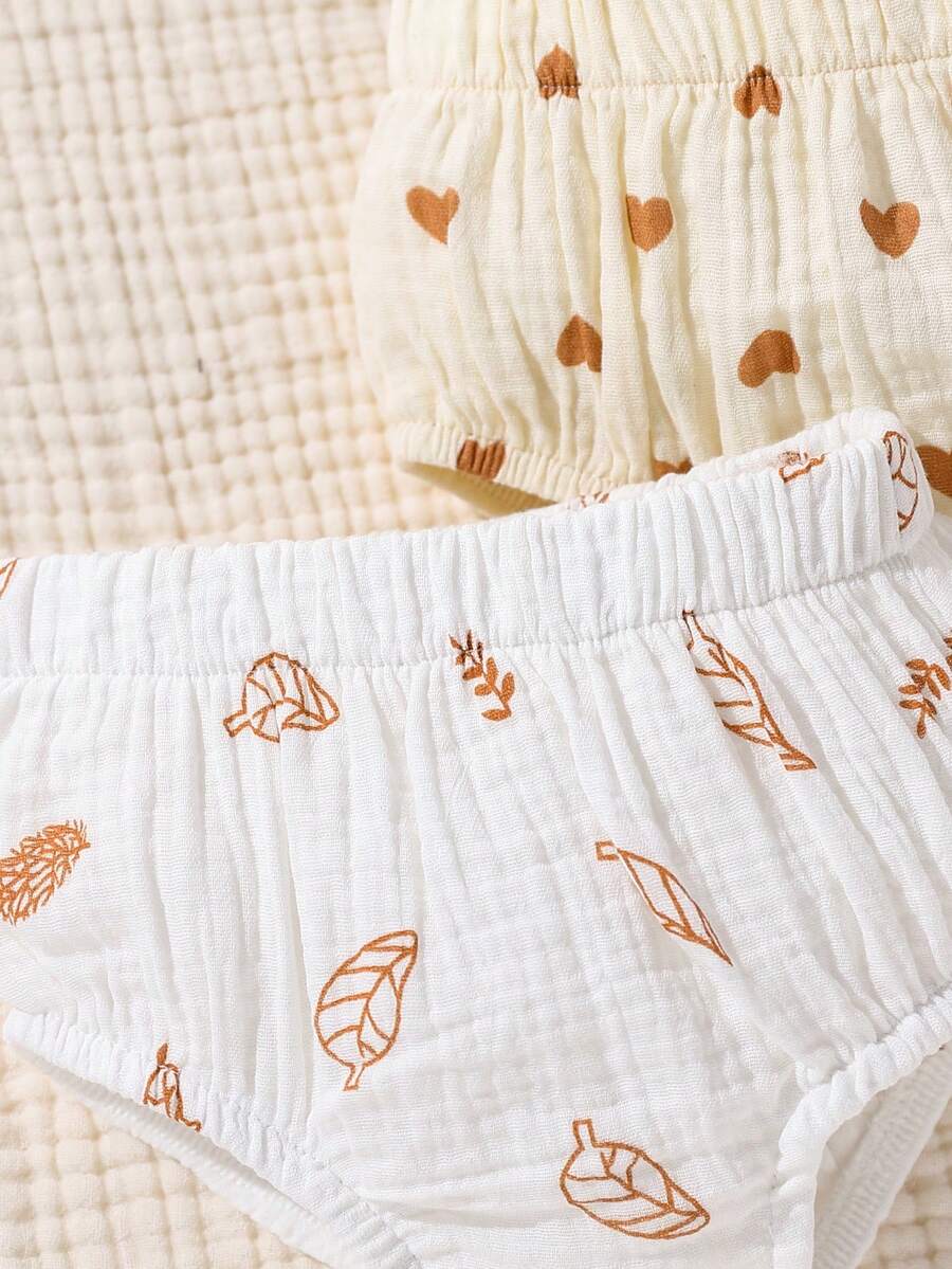 SHEIN Baby Girl Elastic Waist Triangle Panties SHEIN USA