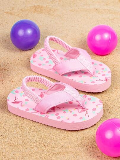 女童可爱泡沫拖鞋，时尚，百搭日常穿着，适合室内和室外，多场景适用，轻便，透气，防滑