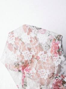 Celure Eleganter Ganzkörper-Spitzen-Bodysuit in Große Größen, perfekt für Herbstfeste und Feiertage