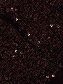 HOMEYEE Váy lưới sequin không tay cổ chữ V, váy dạ hội cocktail câu lạc bộ kỳ nghỉ cổ điển, váy dạ hội trang trọng, dành cho khách dự tiệc cưới, tốt nghiệp, tiệc tối - Màu Đỏ Sâu - Xem 5