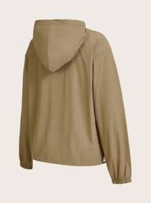 Gameset SHEIN Sport 2 件户外活动连帽夹克套装，适合露营、徒步旅行、城市通勤 - 彩色 - 查看 18