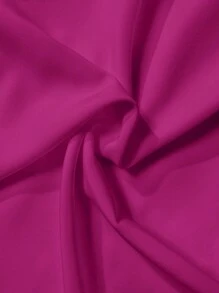 Slaydiva Vacation Green Mock Neck Split Front Pockets Wide Leg Jumpsuit - E