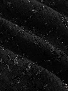 SHEIN MOD Plus Size Vintage Style Casual Button-Front Sleeveless Blazer Vest & Pleated Mini Skirt 2Pcs Set, For Winter