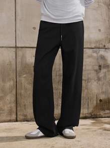 Forever 21 Men's Knitted Jeans With Hidden Cell Phone Zip Pocket In Black - Black - View 5