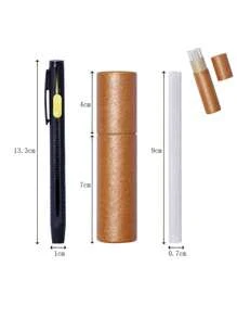 2PCS Sewing Chalk And 20PCS Heat Erasable Refill Sewing Chalk Pencils For Fabric Marker Sewing Tool - Brown - View 5
