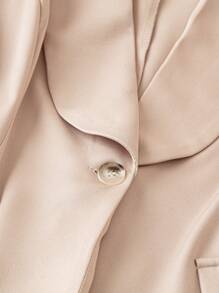 Celure 大码女式两件套西装套装，纯色披肩领长袖西装外套和裤子，秋季通勤装