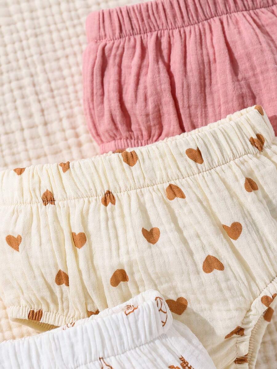 SHEIN Baby Girl Elastic Waist Triangle Panties SHEIN USA