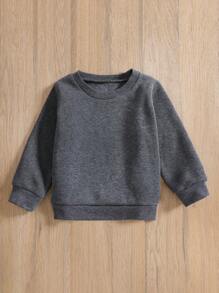 SHEIN Baby Boy Plaid Printed Hooded Thermal Lined Jacket Vest And Sweatpants & Sweatshirt Set