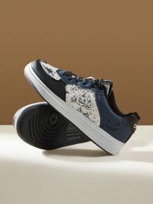 CUCCOO EASI 全新时尚女式休闲滑板鞋南瓜色运动鞋 - 藍色 - 查看 9