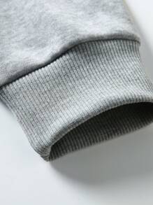 SHEIN LUNE 大码圣诞灯衬衫，圣诞礼物，圣诞礼物，圣诞灯球衣，圣诞家庭配套衬衫 - 淺灰色 - 查看 3