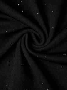 Große Größen Maxirock in Meerjungfrauenform mit Glanz und Raffungen für Damen, elegant