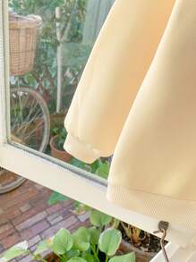 Blossori Áo nỉ in hoa và quả bí ngô dễ thương cho bé gái, mùa thu/đông - Màu vàng - Xem 5