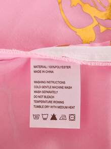 一套金属大理石纹印花床上用品，闪光箔印花床上用品，粉色大理石纹印花床上用品，三件套，金色金属光泽被套，柔软超细纤维被套，男女通用，1个被套，2个枕套，不含被芯，轻薄透气，适合春夏卧室 - 粉色 - 查看 8