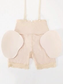 Women Solid Color Camisole & High-Waist Shapewear Shorts Set