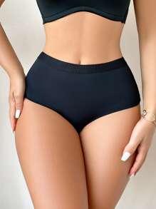 1pc Lace Patchwork Triangle Panties, Charming Series
