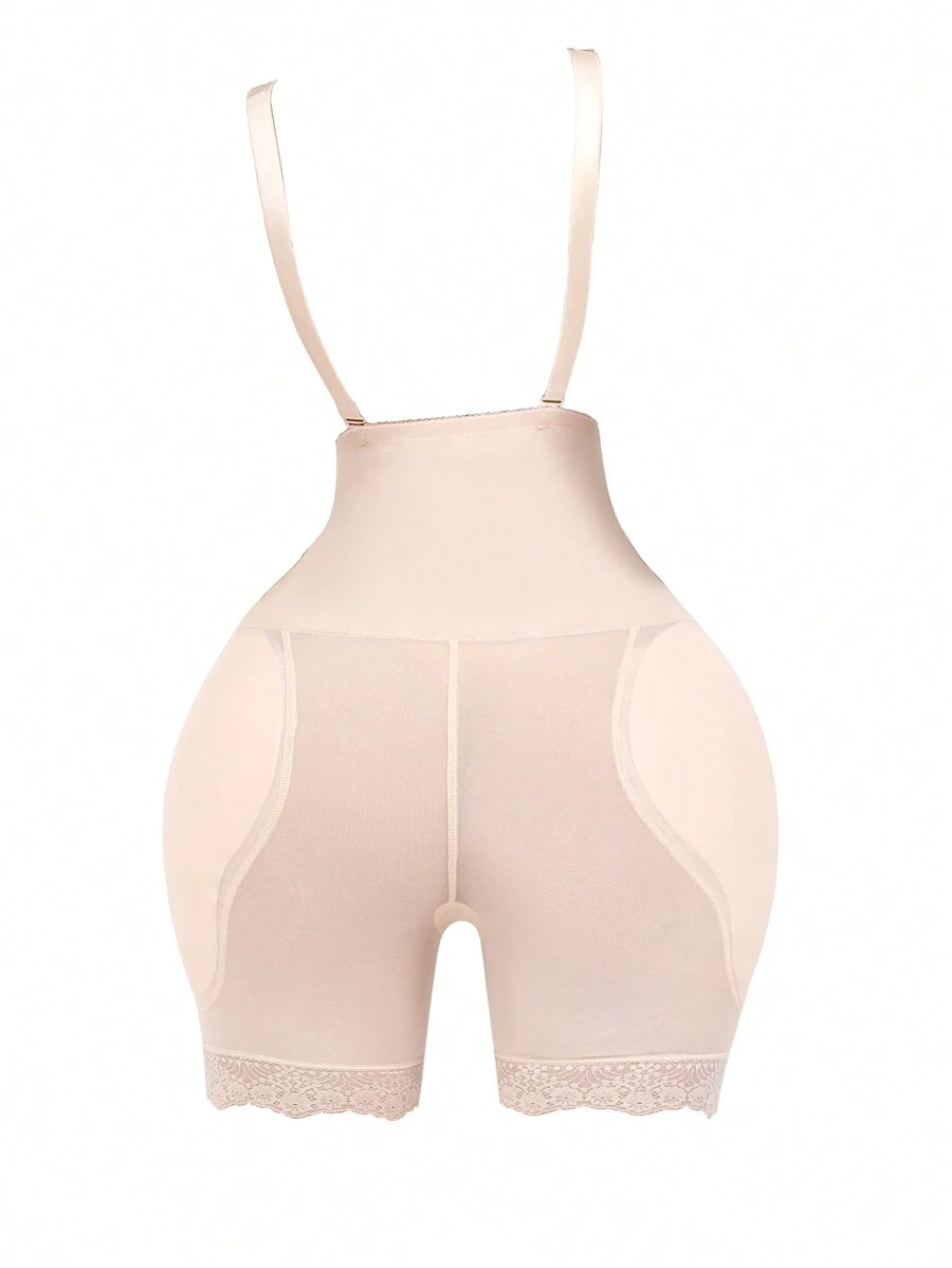 Women Solid Color Camisole & High-Waist Shapewear Shorts Set