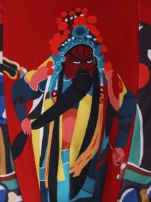 5pcs/Set Men Casual Facial Pattern Printed Boxer Briefs - Multicolor - View 8