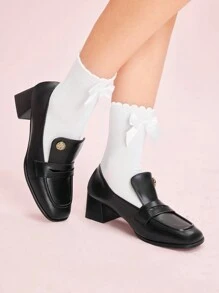 CUCCOO DOLLMOD 女士黑色简约时尚高跟鞋 - 黑色 - 查看 3