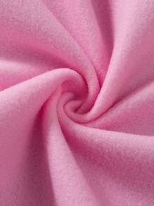 Manfinity EMRG Men's Front Zip Up Long Sleeve Letter Print Pocket Casual Hoodie, Pink