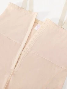 Women Solid Color Camisole & High-Waist Shapewear Shorts Set