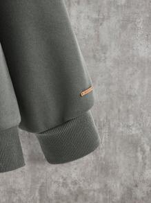 Manfinity VCAY Bộ 2 quần dài tay in họa tiết thường ngày cho nam và quần ống đứng cạp chun, trang phục dệt kim rộng rãi trẻ trung - Nhiều màu - Xem 6