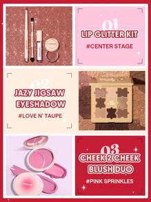 SHEGLAM Memory Box Advent Calendar Brand Beauty Makeup Face Paint Cosmetic For Women Girls Perfect For Winter Spring Ideal For Y2K Fancy Fashion Suitable For Birthday Gift Party Ready Best Color - Multicolor - View 8