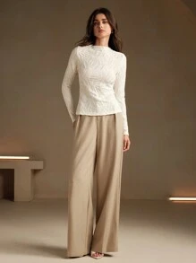 Anewsta Women Elegant, Slim Fit, Versatile Casual T-Shirt