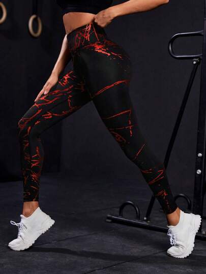 Powerista Women High-Waisted Elastic Lifting Skinny Yoga Pants For Chinese New Year
